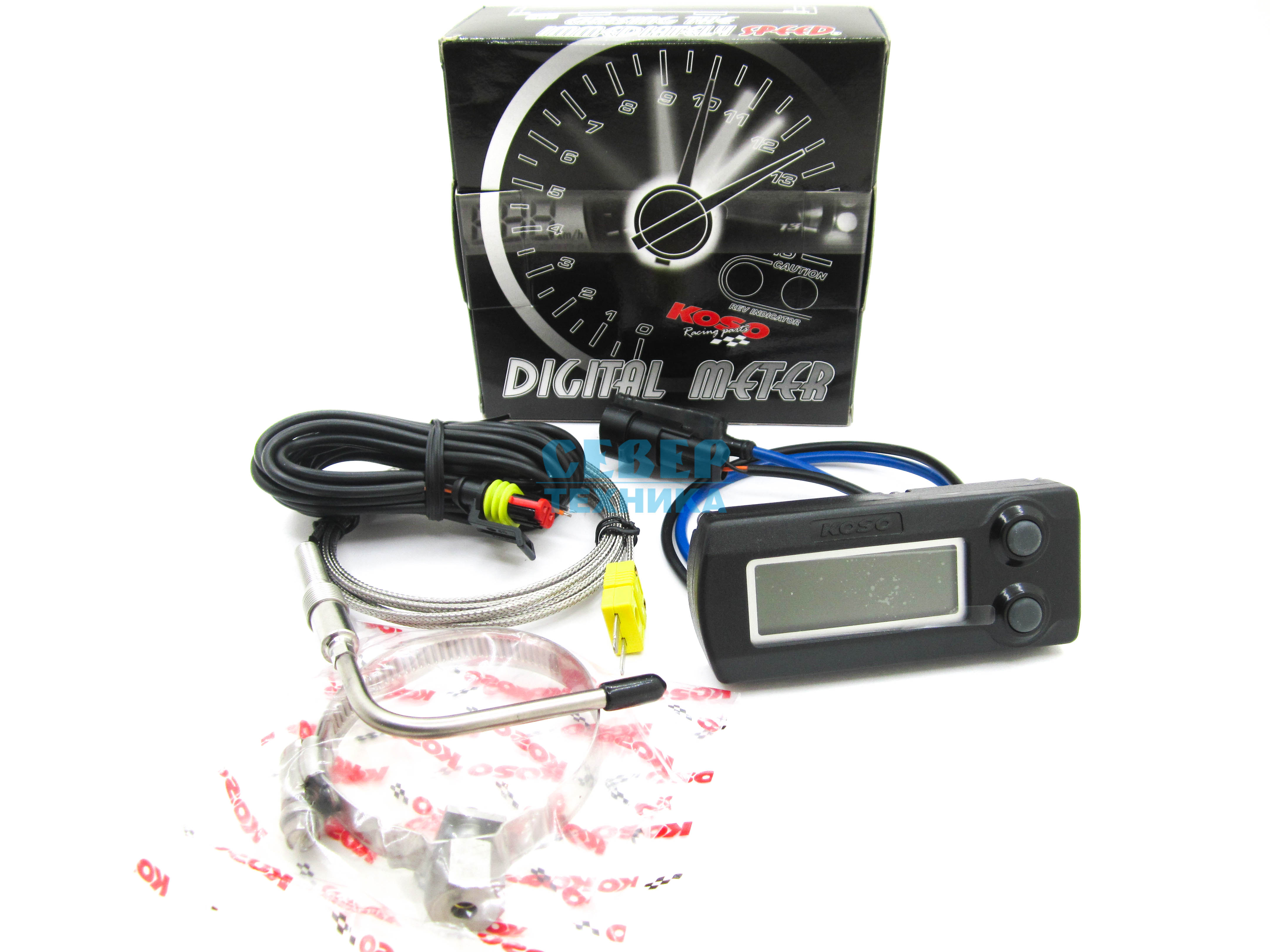Индикатор температуры двиг. KOSO DIGITAL METER /RM