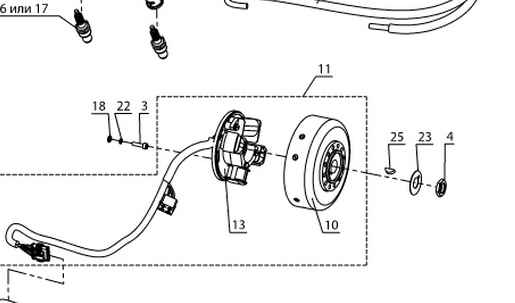 Гайка маховика /Буран