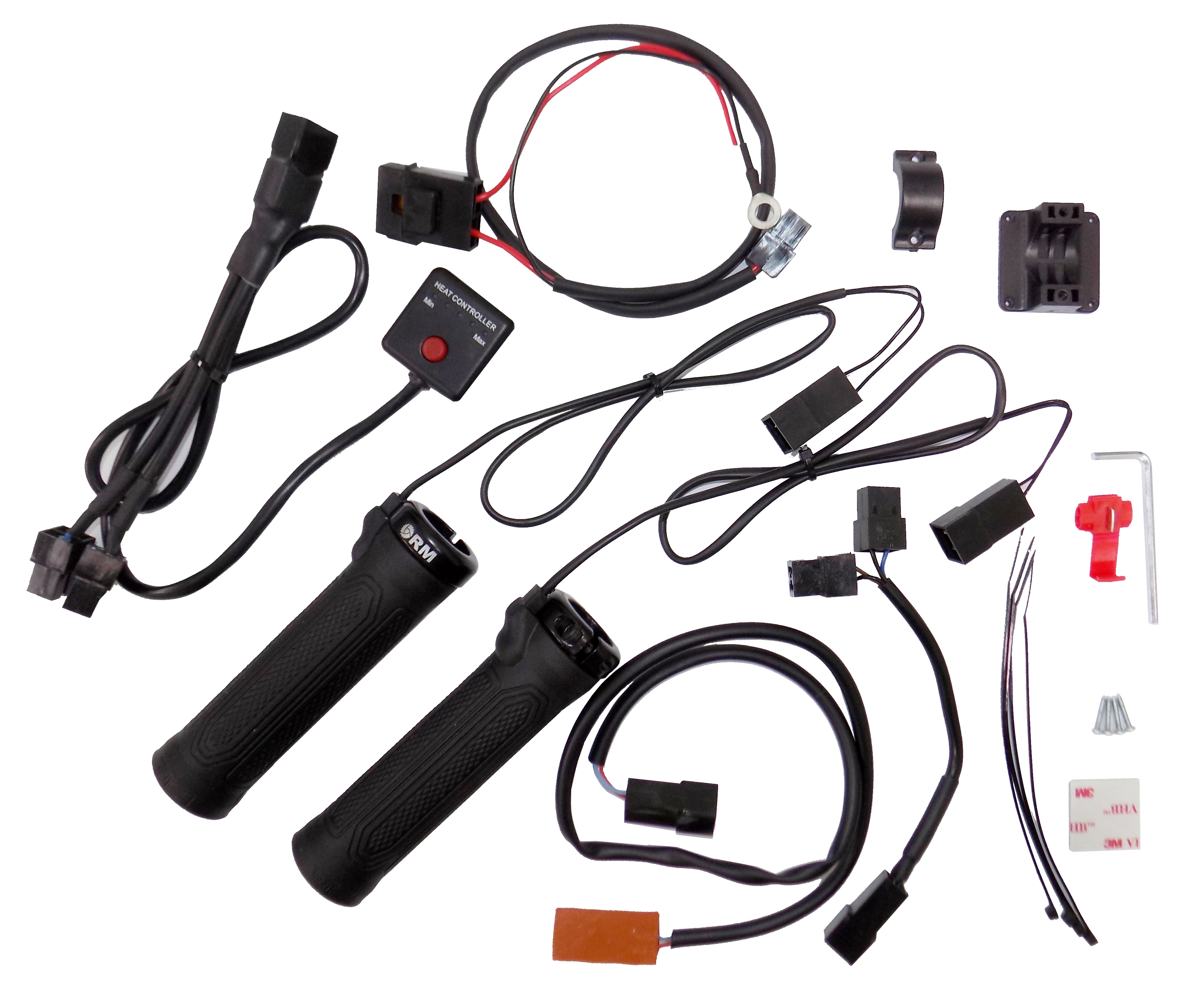 Ручки руля и курок газа RM с подогревом РГТ22