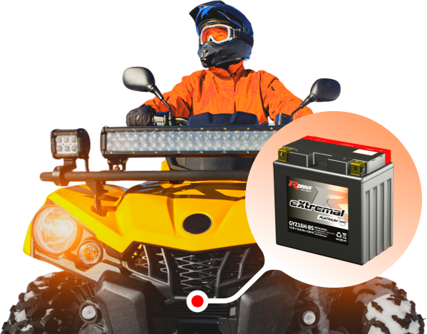 Аккумуляторы для снегоходов и квадроциклов
