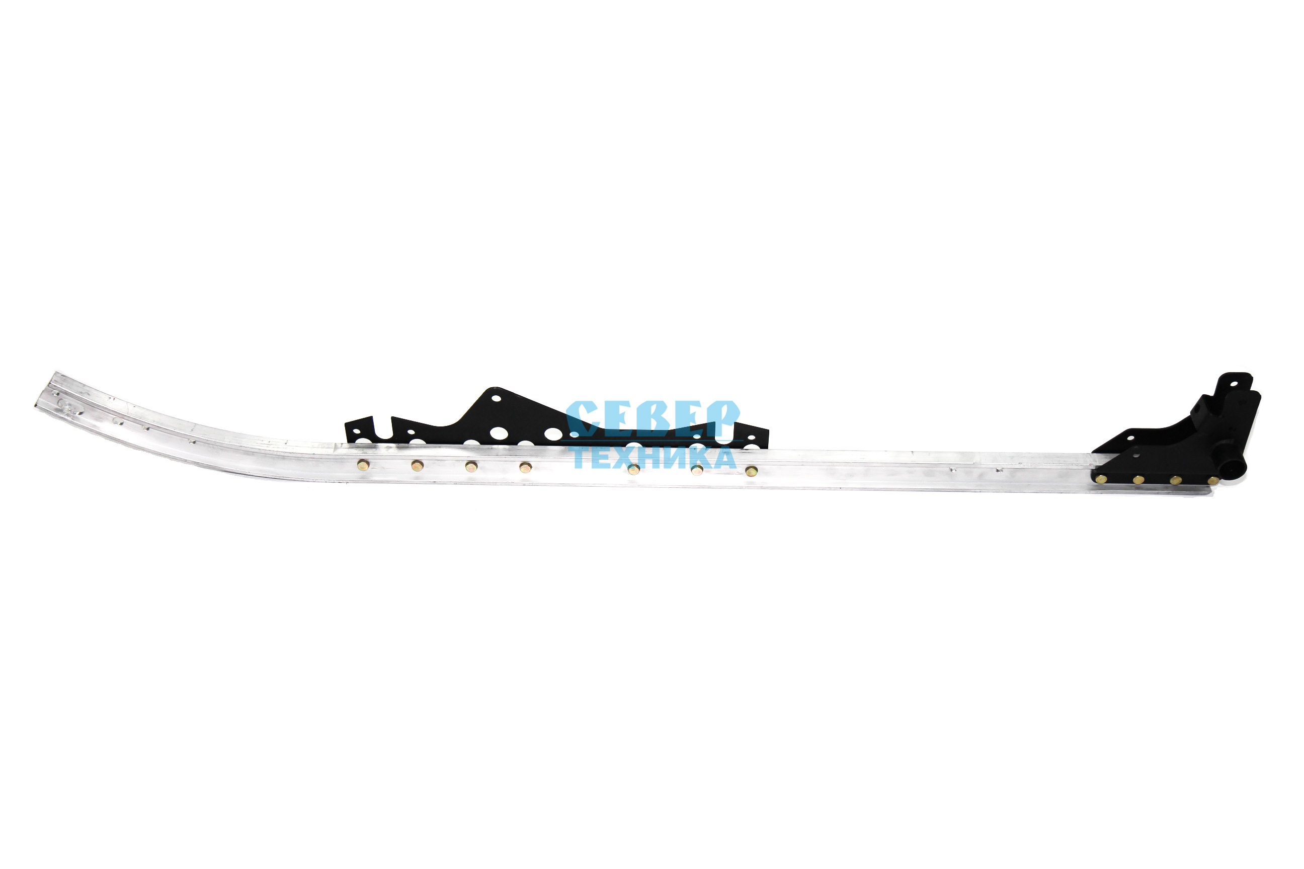 Рельс направляющий в сборе с кронштейном левый /Тайга RM