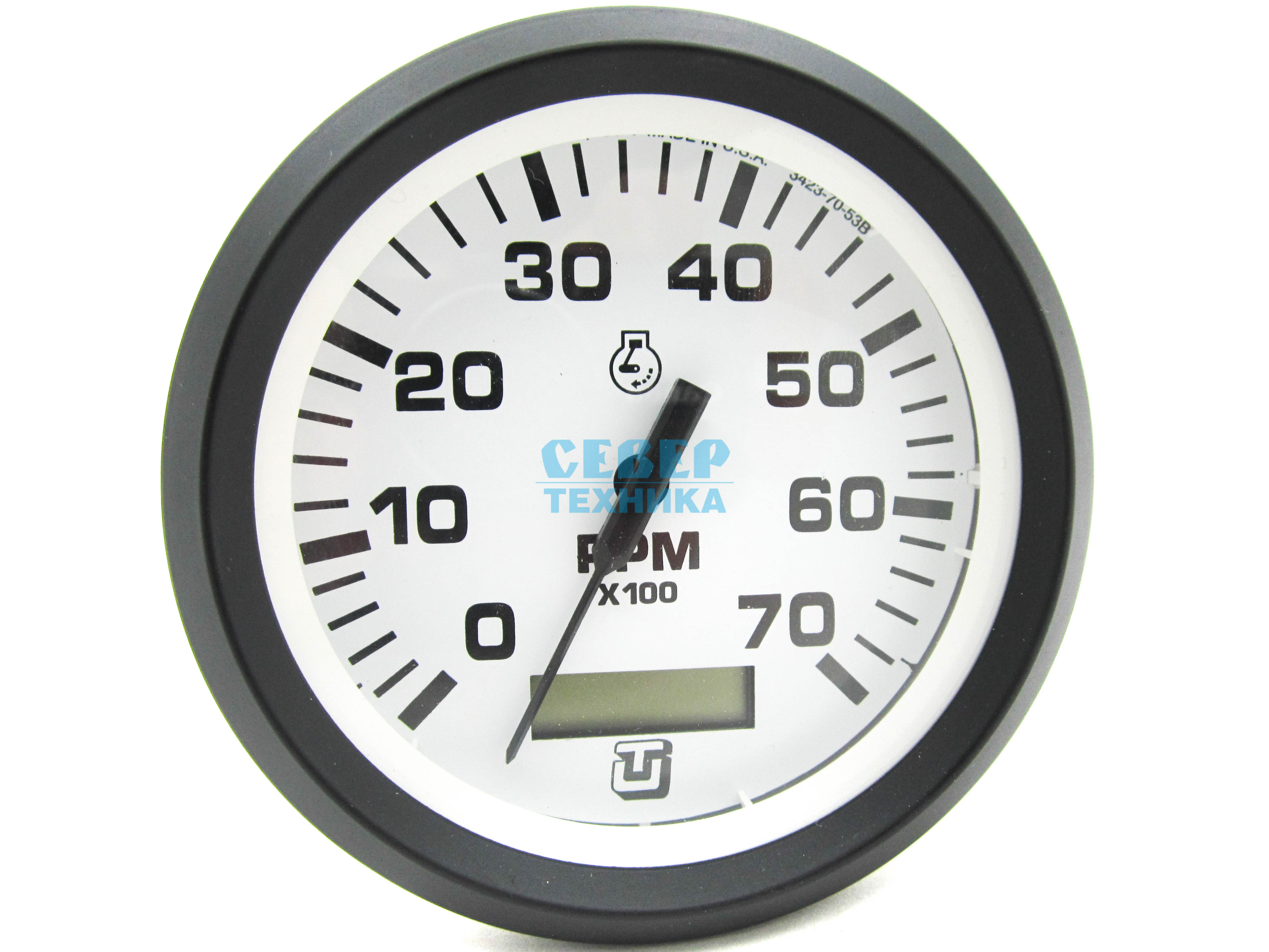 Тахометр для ПЛМ со счетчиком часов