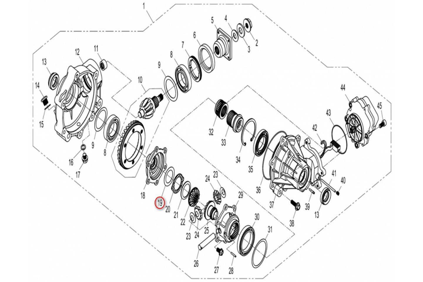 Шайба регулировочная (перед. редуктор) ATV /СФ 500-X5Н.О/Х6/Z6/X8/Z8