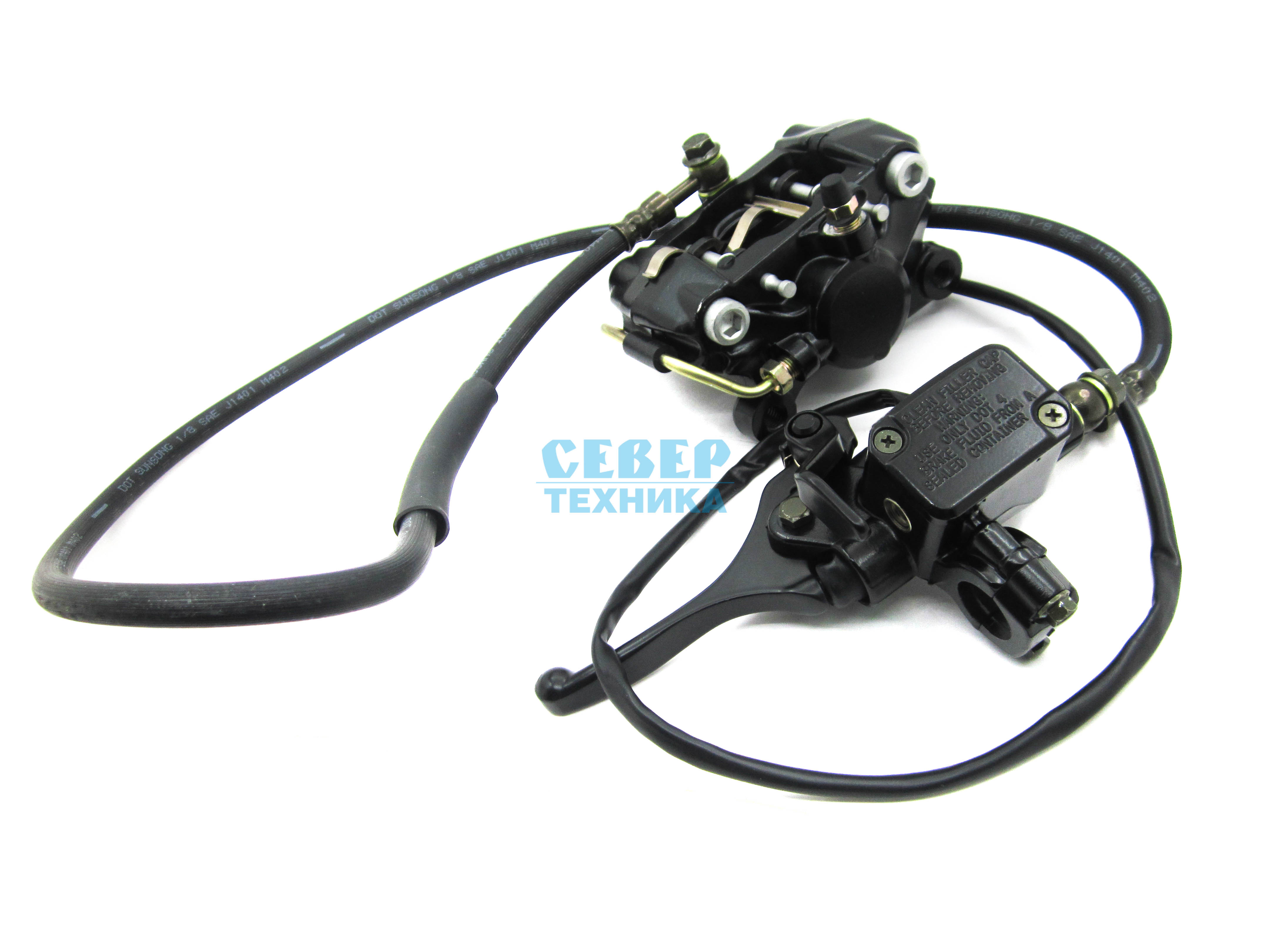 Тормоз гидравлический со жгутом /Тайга 550/551/800/850/Лидер RM