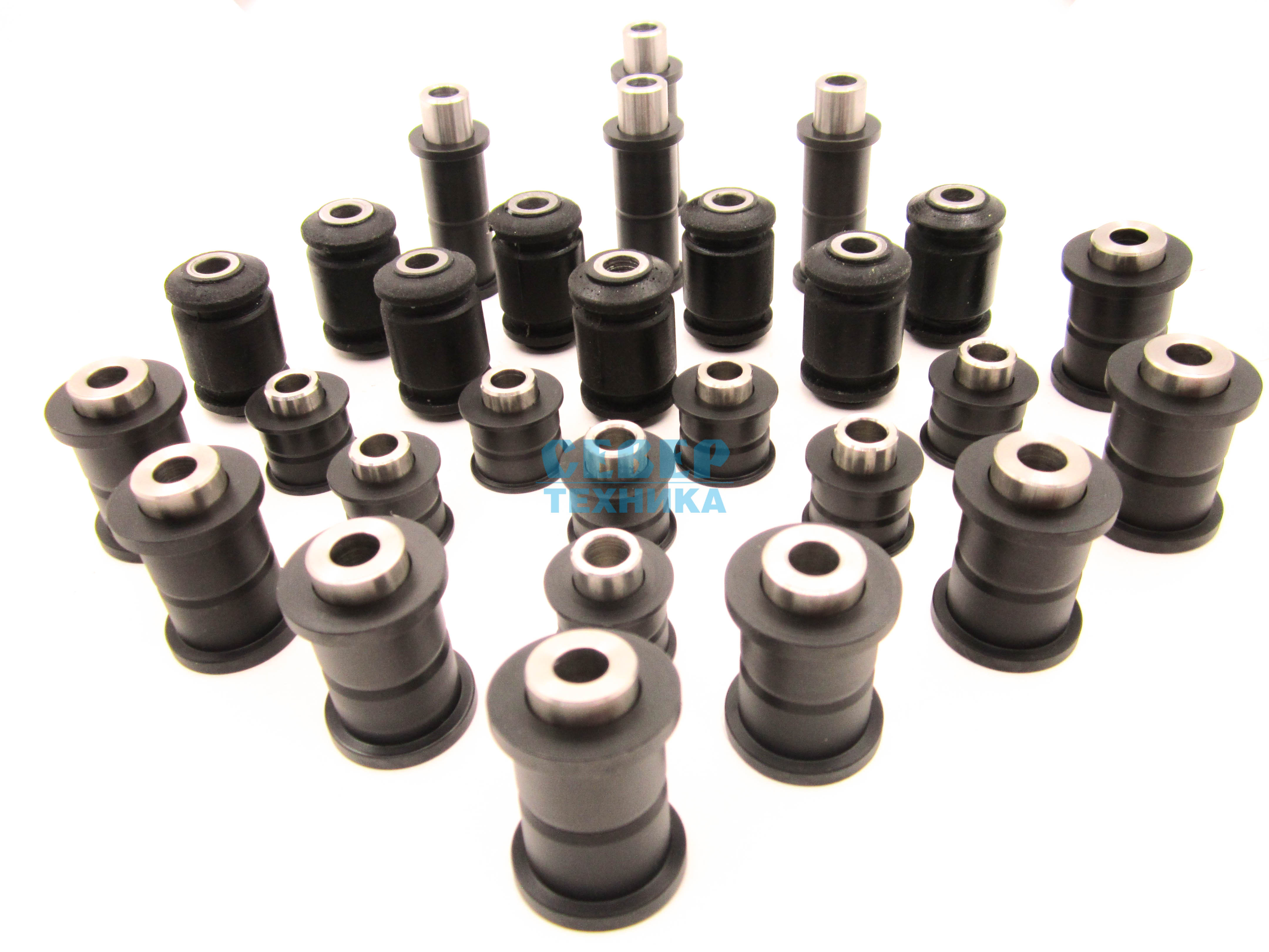 Втулки подвески ATV полный к-т /СФ 500/X5/X6/X8 (сайлентблоки полиуретан)