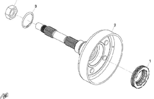 Корпус сцепления (колокол сцепления) ATV /СФ X8