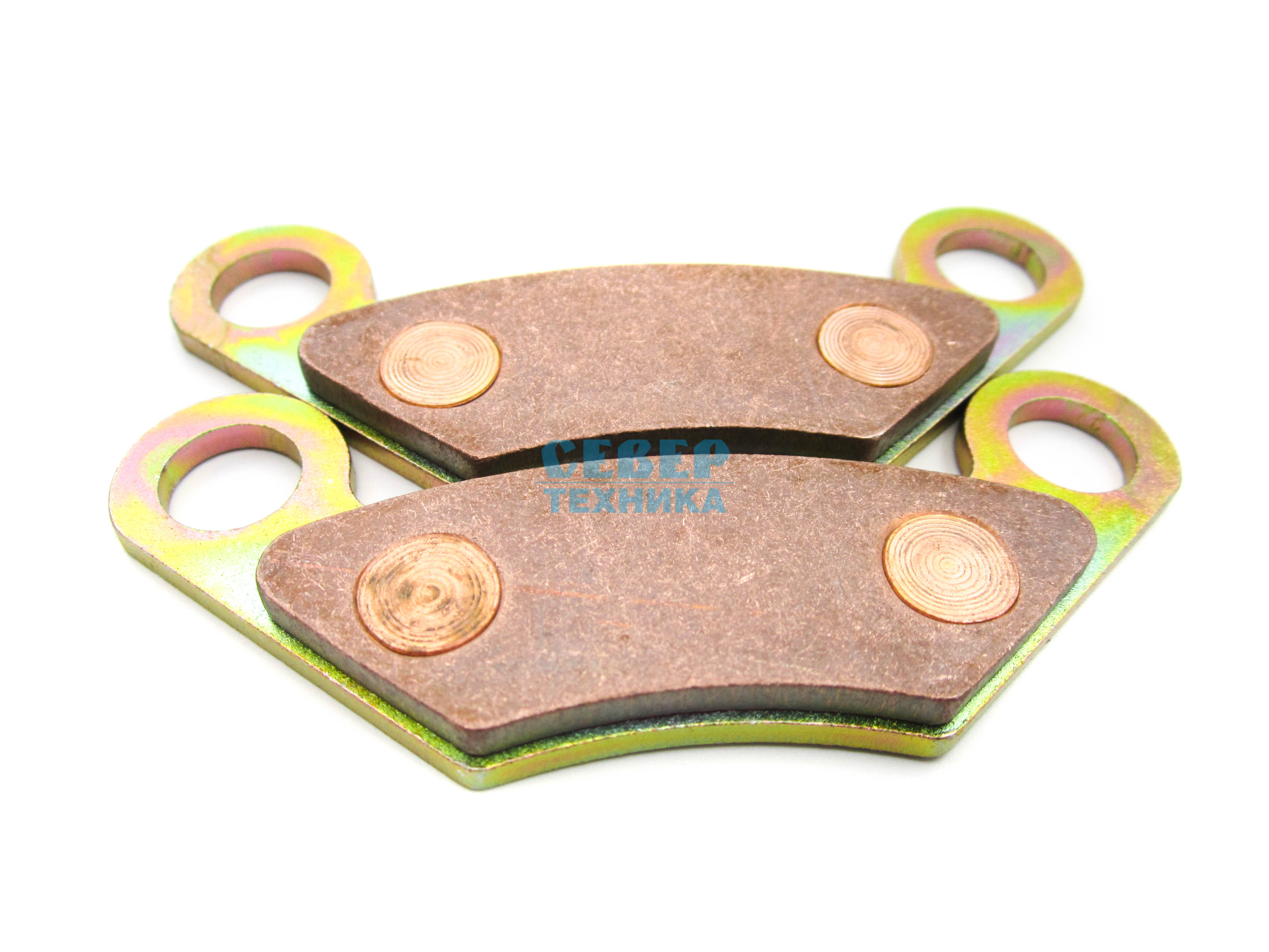 Колодки тормозные ATV перед. к-т на 2 суппорта /CF 500/X4-X8 (медь)