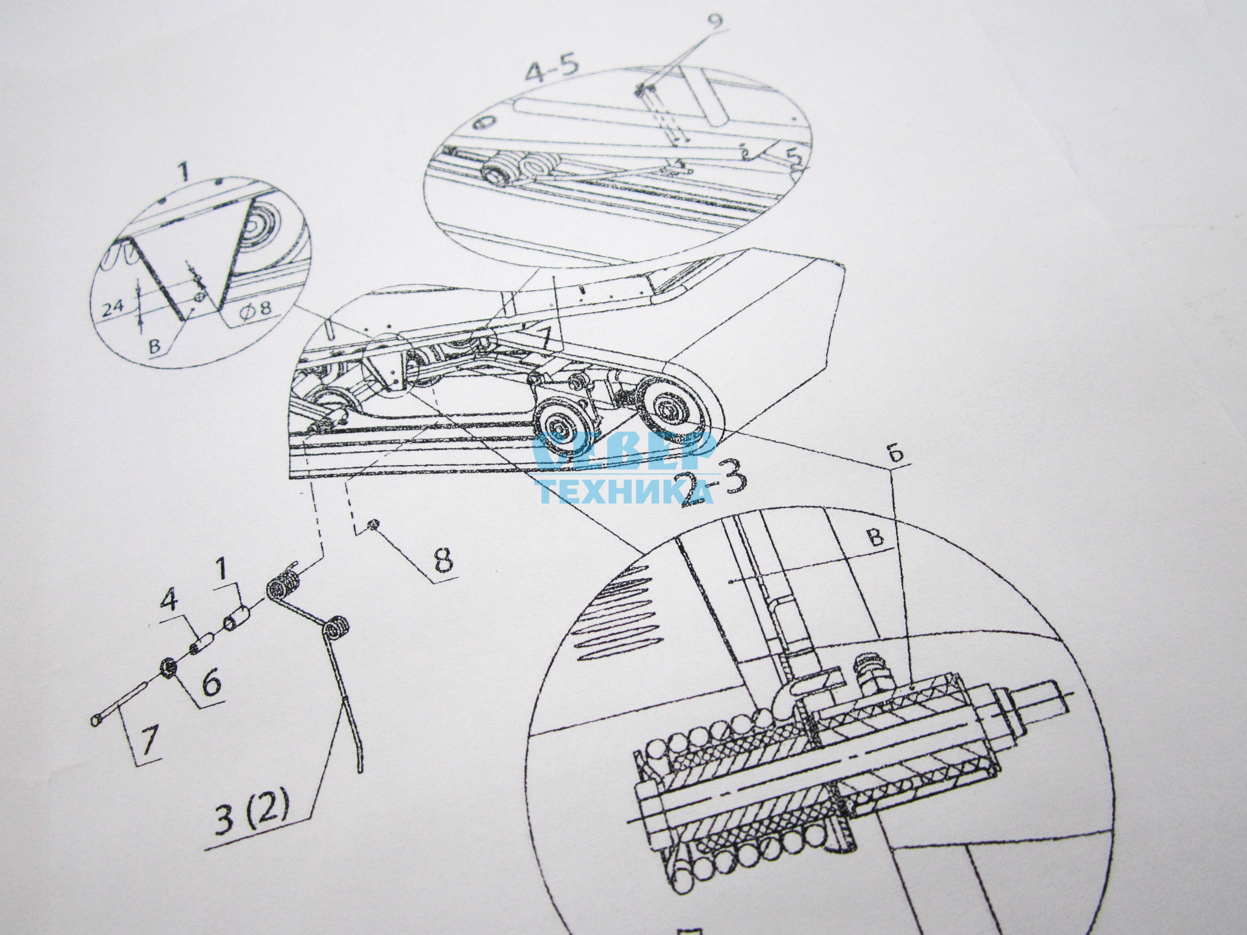 Скребки для охлаждения склиз /Универсальные Тайга RM