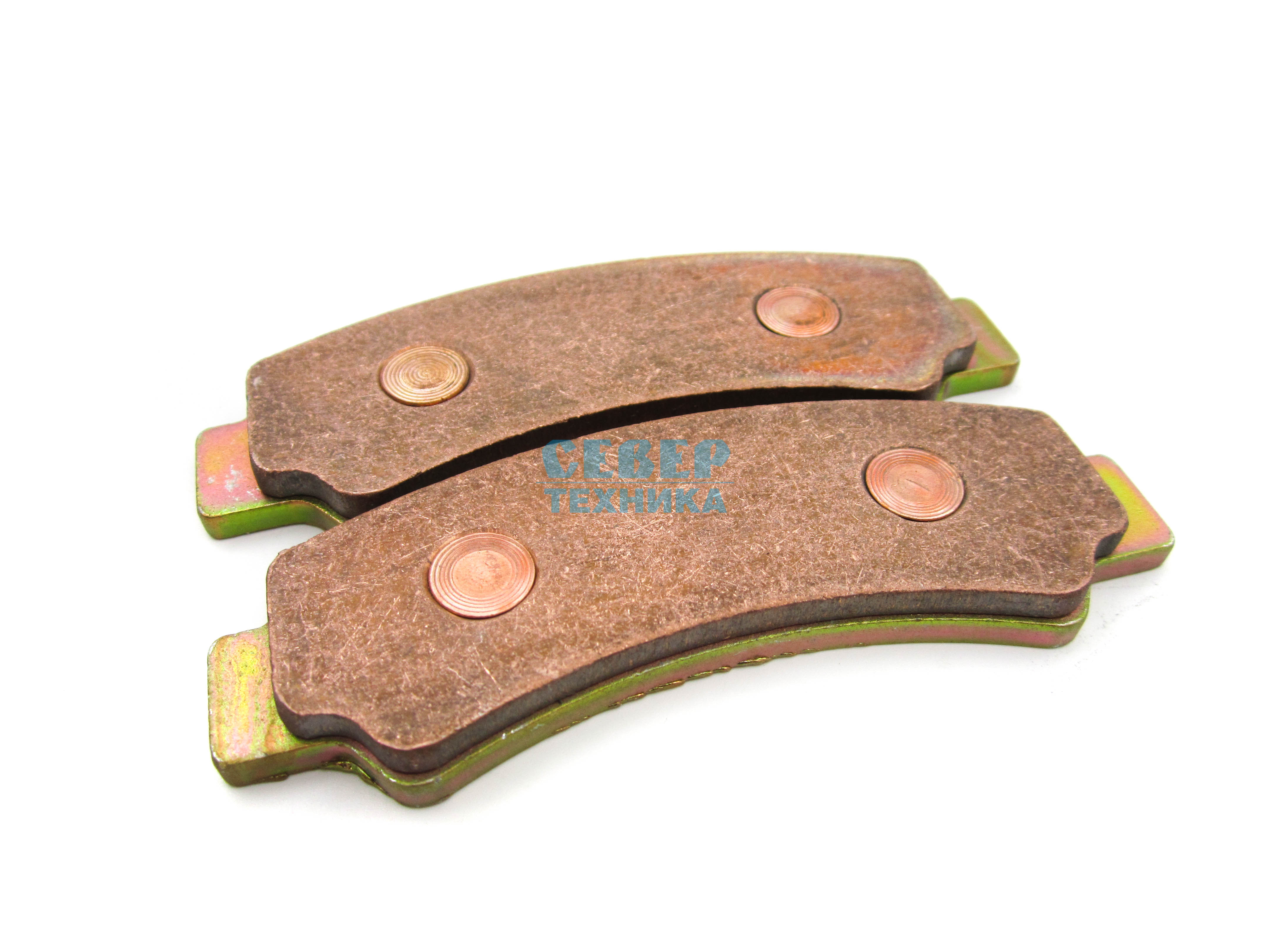 Колодки тормозные ATV перед. к-т /СФ X8, X10 (медь) Н.О.