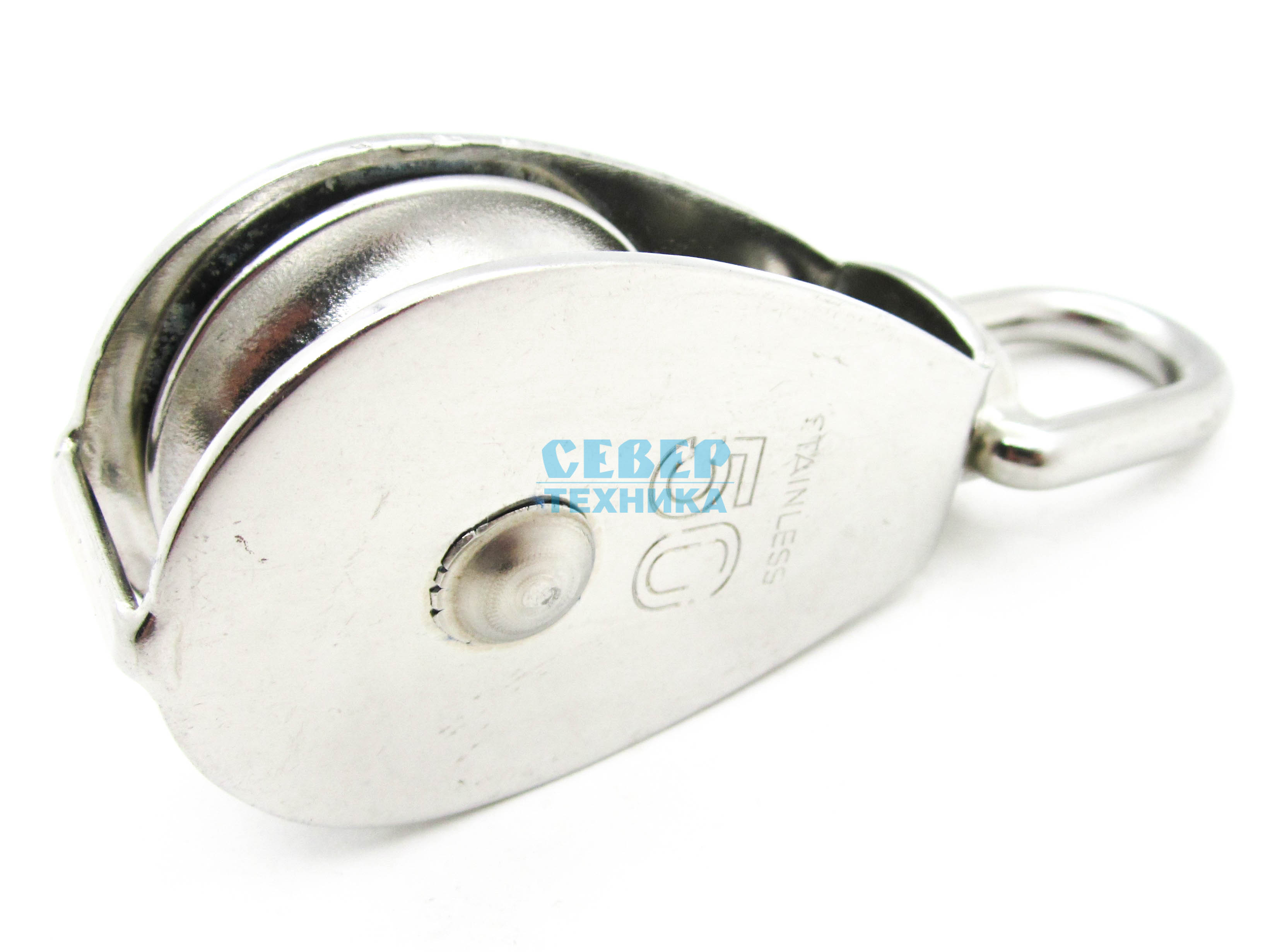 Блок одношкивный со скобой 50 мм