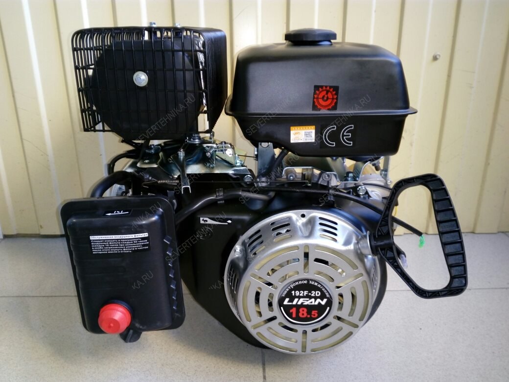 Двигатель LIFAN 18,5 л.с. 4Т, 25 мм, эл/стартер с кат./осв. 12В7А84ВТ