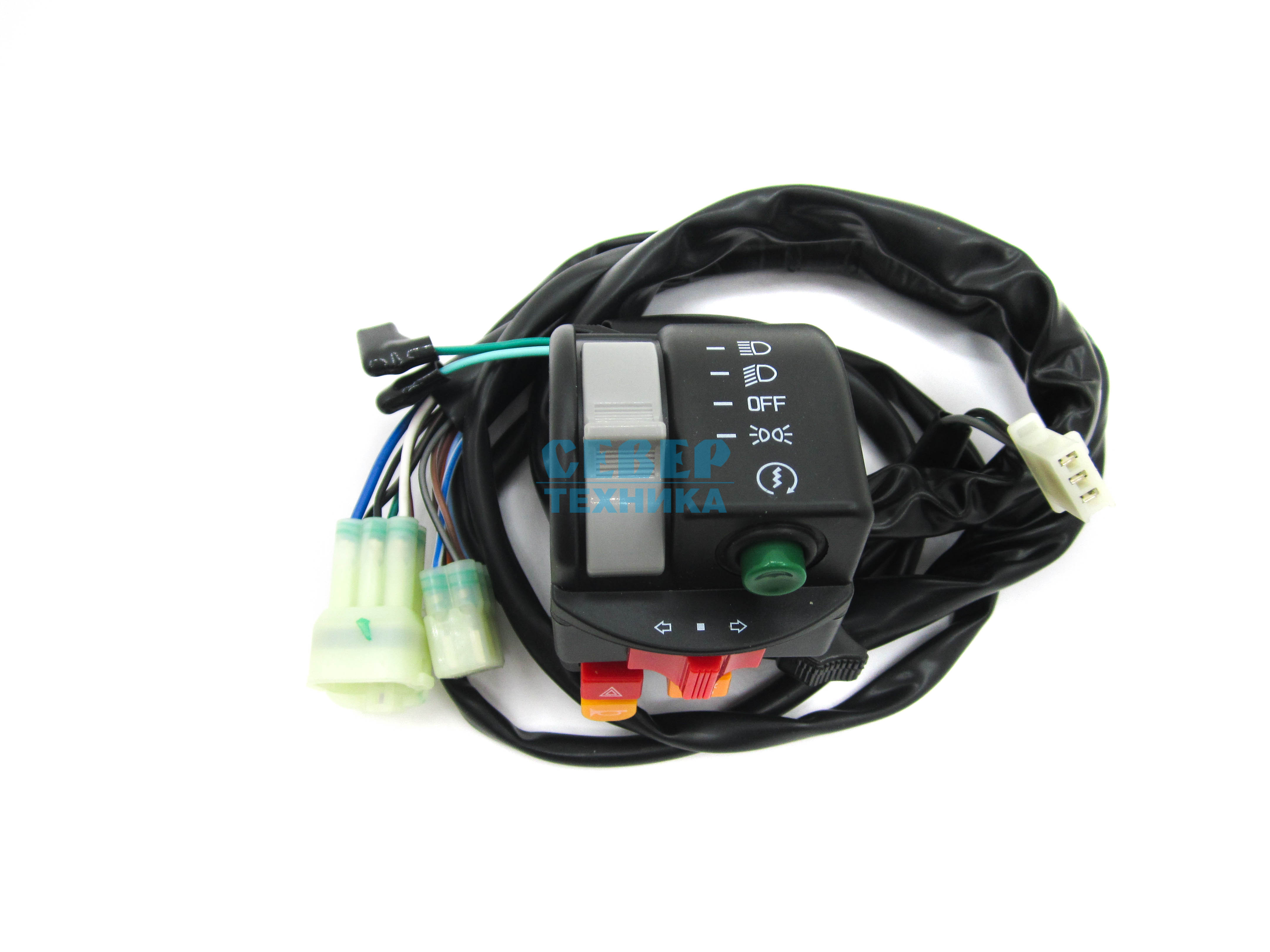 Блок управления с кнопкой глушения, левый ATV /СФ 500