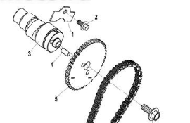Звездочка распредвала Х8 ATV /СФ 800