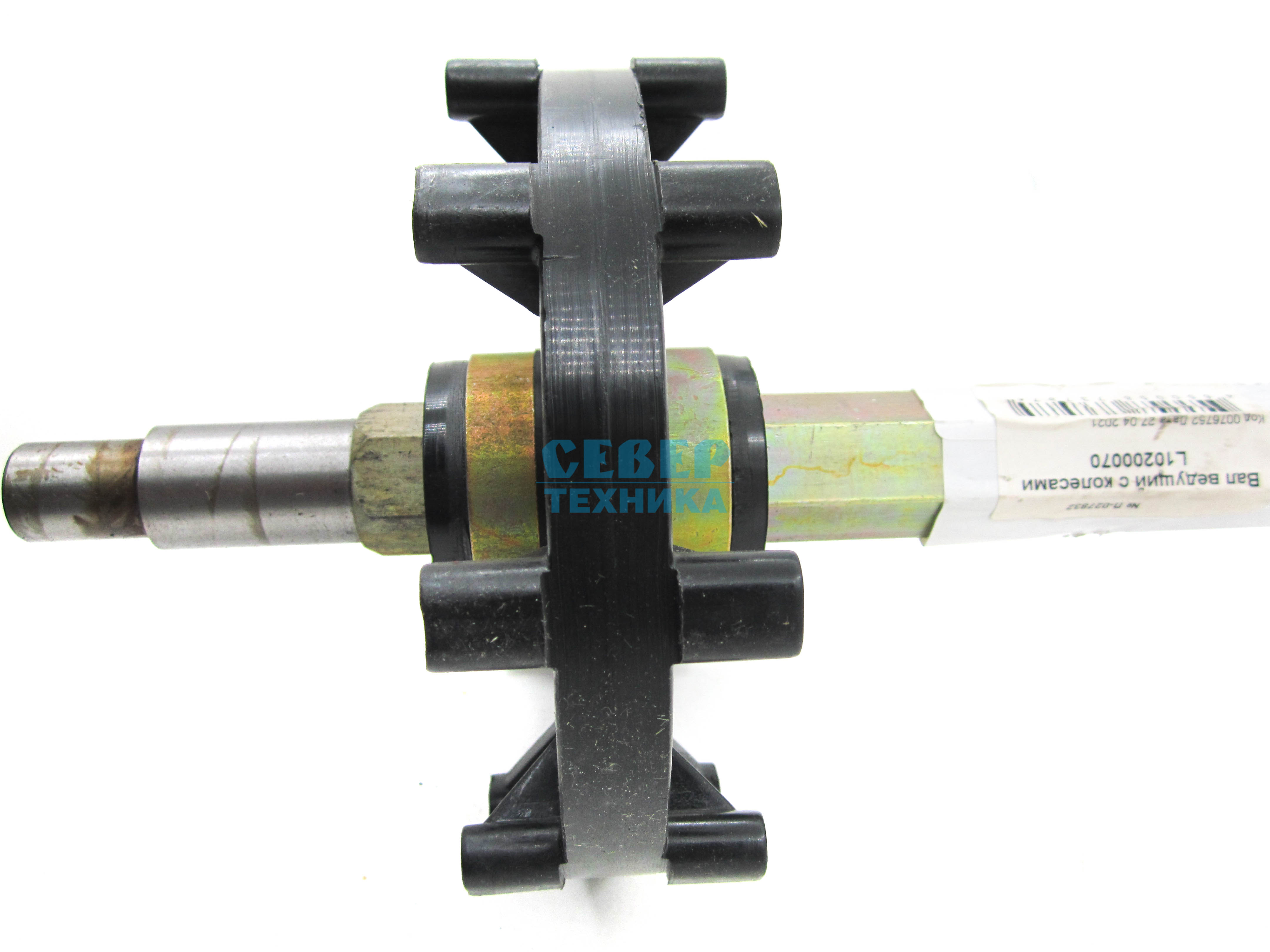 Вал ведущий с колесами в сборе /Тикси RM