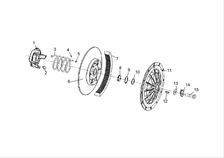 Диск трансмиссии подвижный /Буран RM