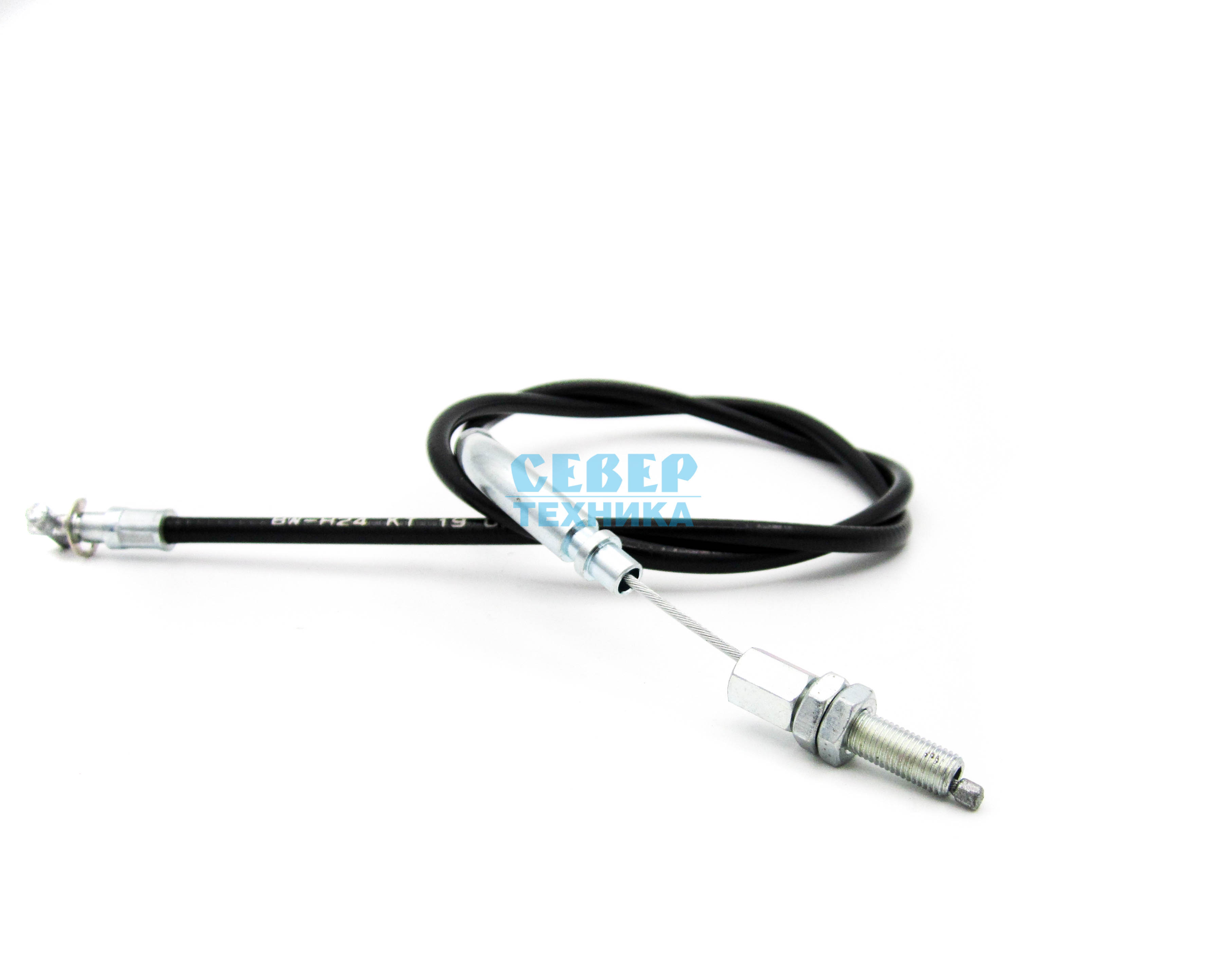 Трос газа /Тайга/Буран Лидер BW-H24 (KT-MOTOR, Тайвань) одинар. с изгиб. RM