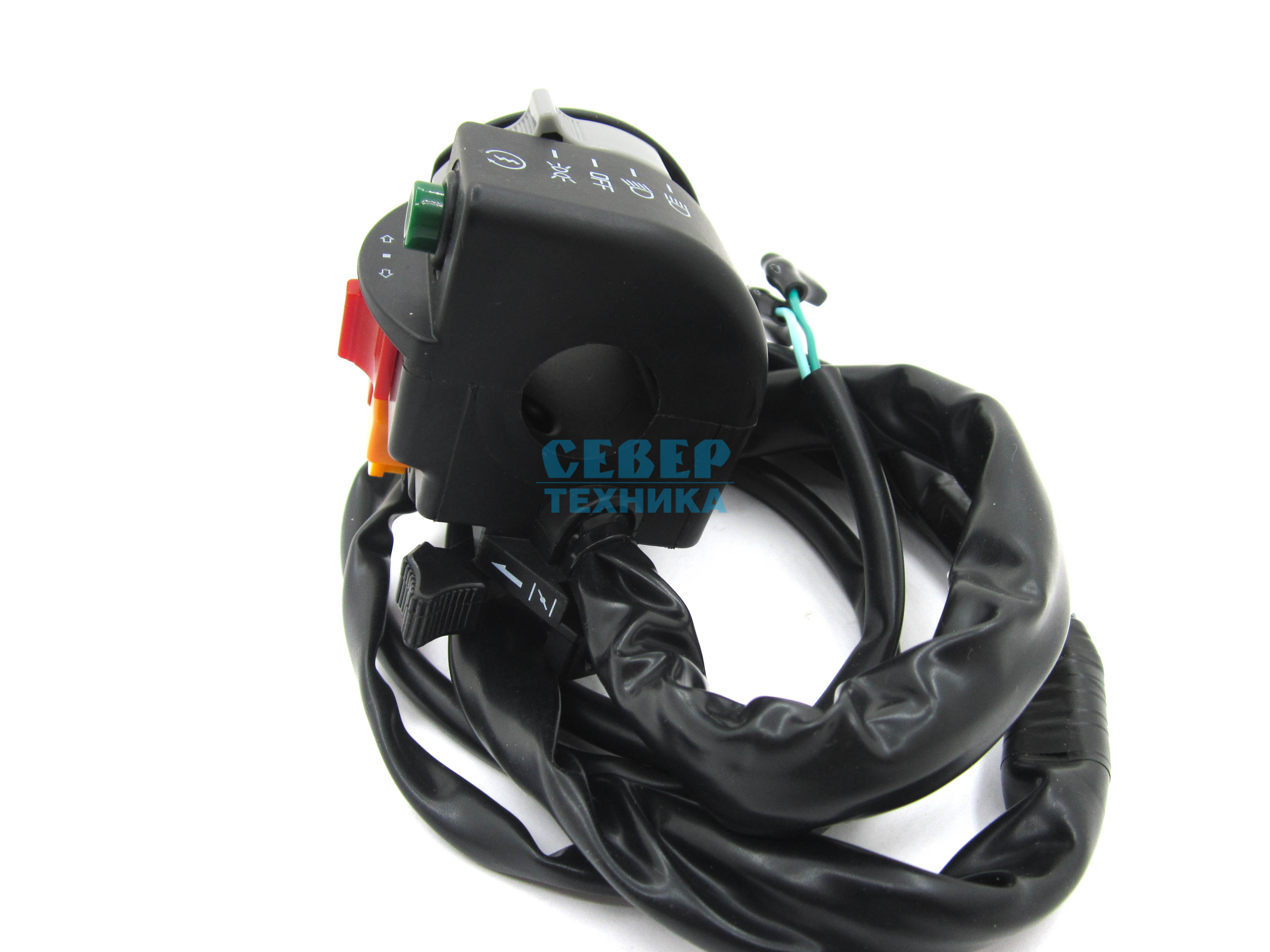 Блок управления с кнопкой глушения, левый ATV /СФ 500