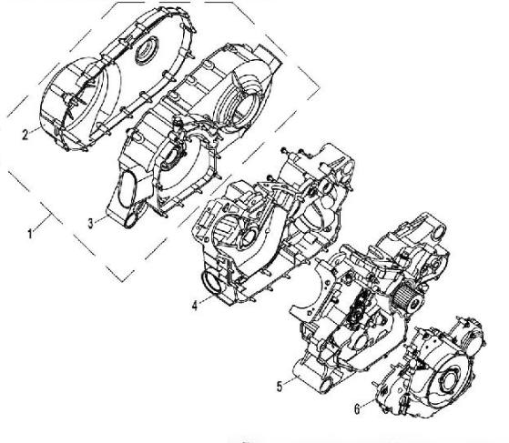 Крышка вариатора в сб. ATV /СФ X8H.O/X10 (2V91Y)