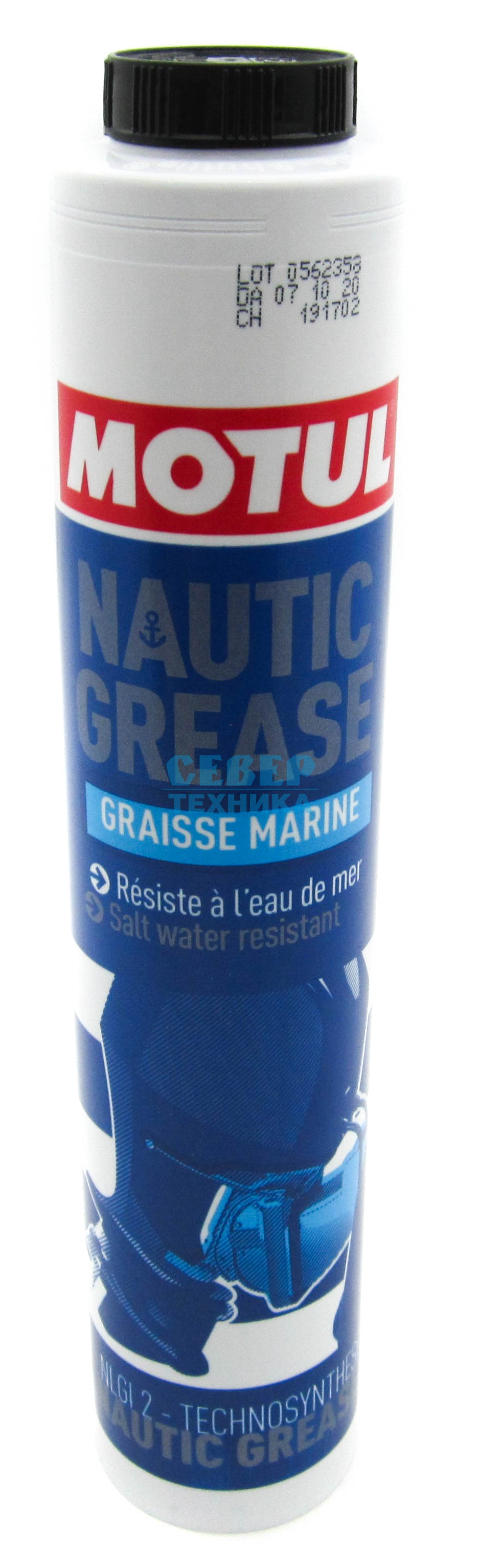 Смазка MOTUL Nautic Grease 0.4л (водомет, поворотный механизм)