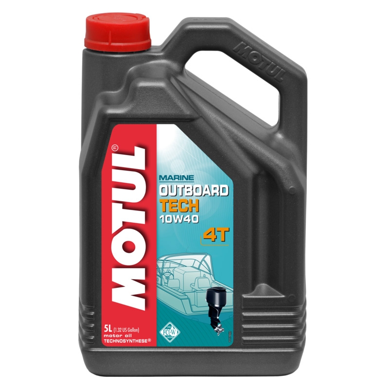 Масло MOTUL Outboard TECH 4Т 10W40 (п/синтетика) 5л.