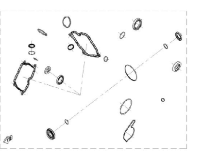 Набор резиновых уплотнителей ATV /СФ X8