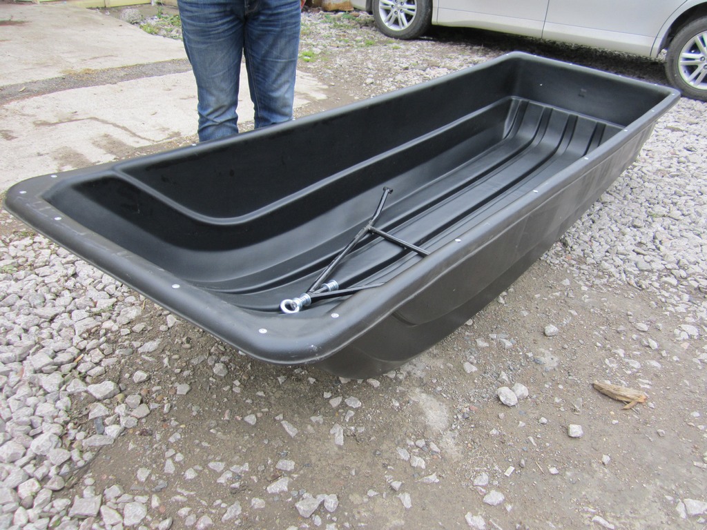 Сани-волокуши 2750 /высокие, с дышлом (ЦентрПласт)