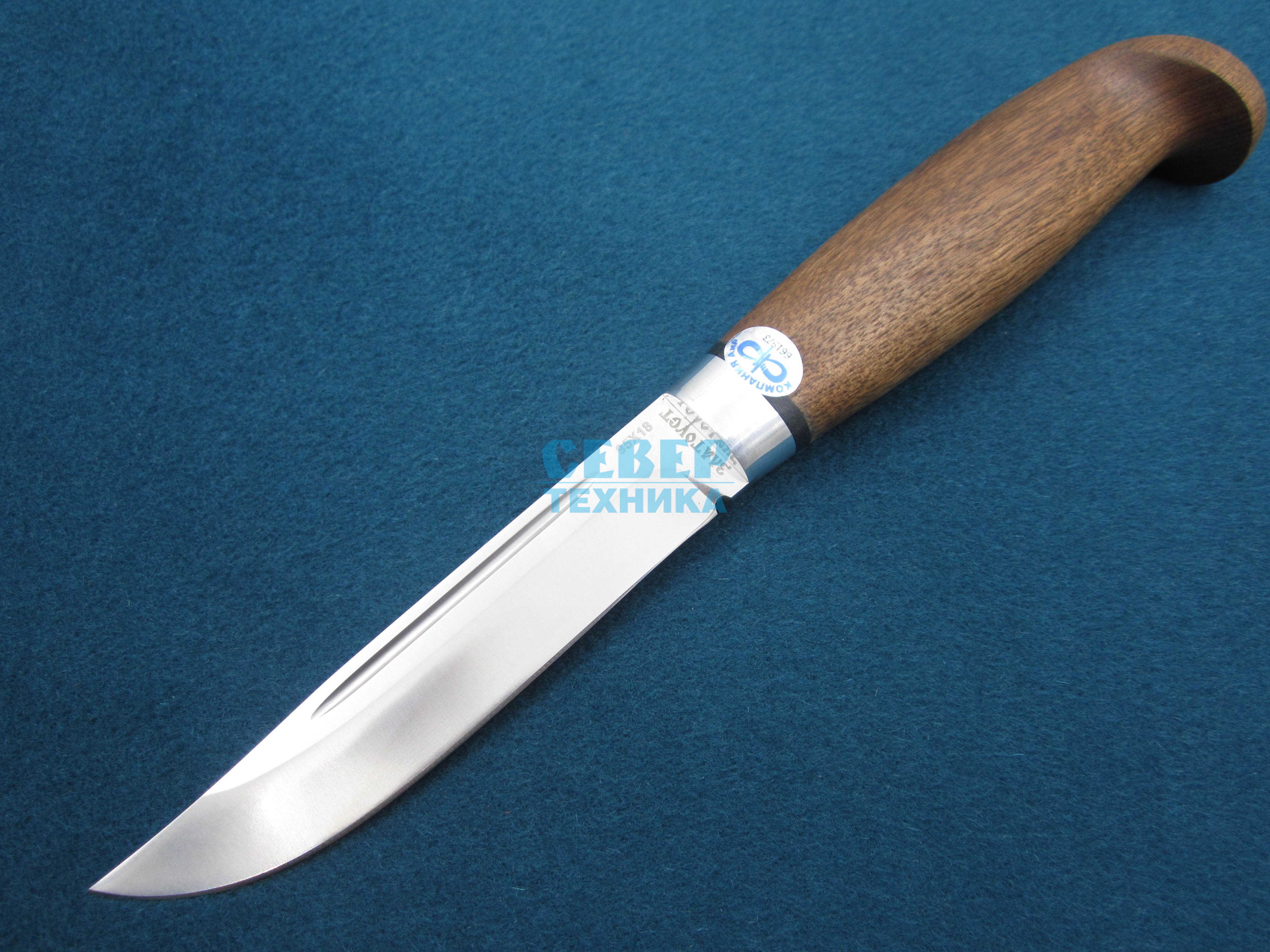 Нож "Финка Lappi" дерево, 95х18 /Златоуст