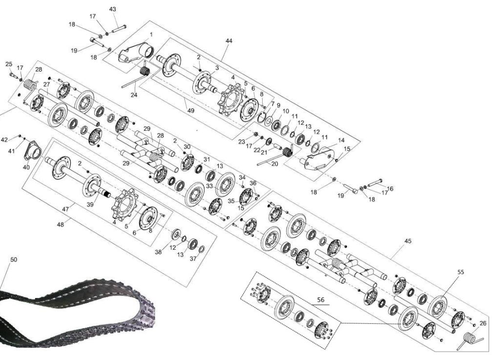 Натяжитель гусеницы /Буран