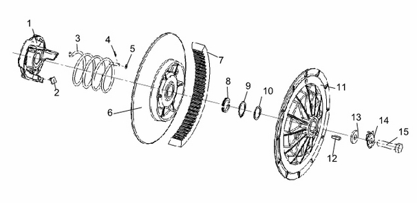 Шпонка 104 вала /Буран