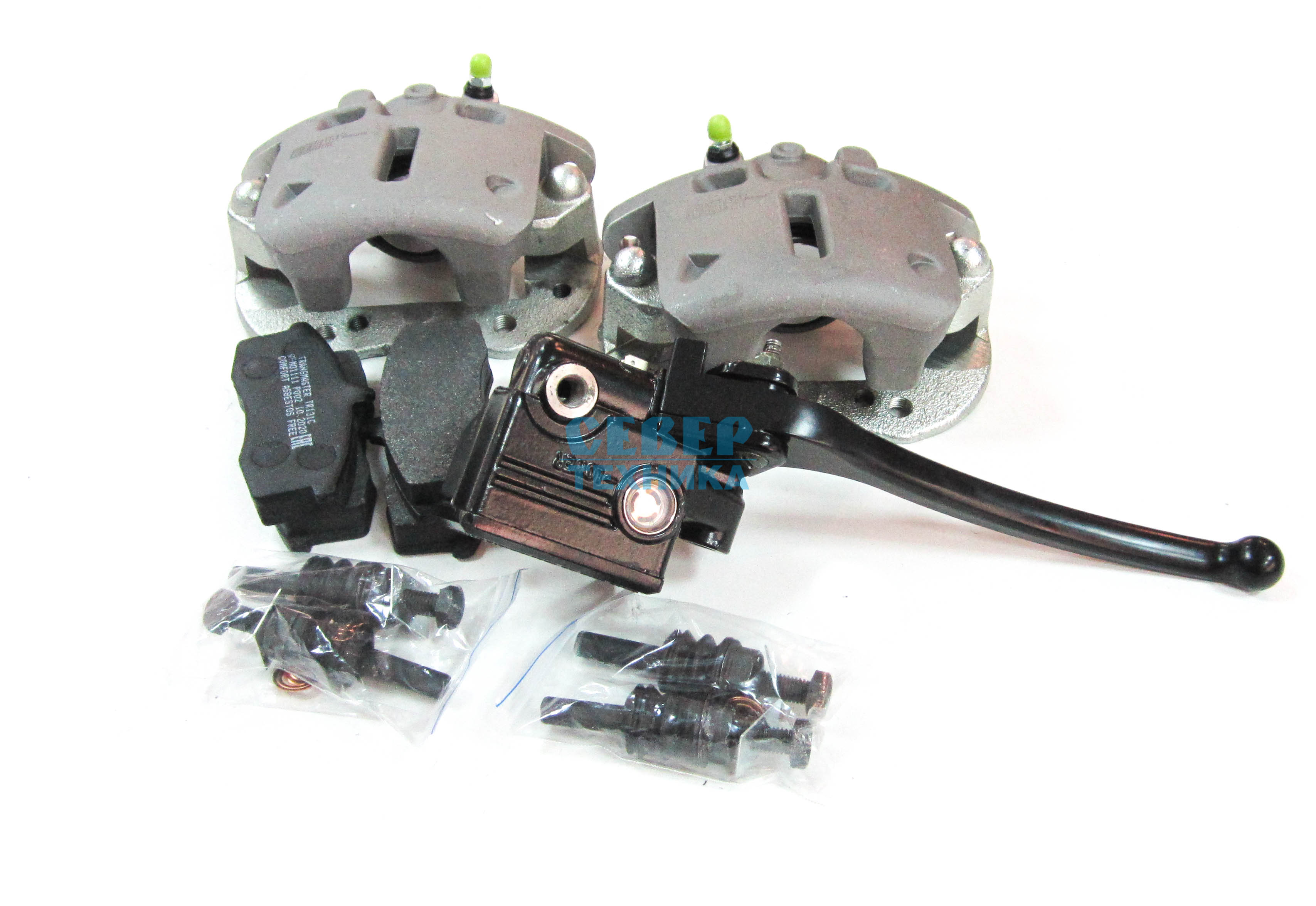 Суппорт тормозной к-т, колодки, тормозн. машинка ATV /СФ (Италия)