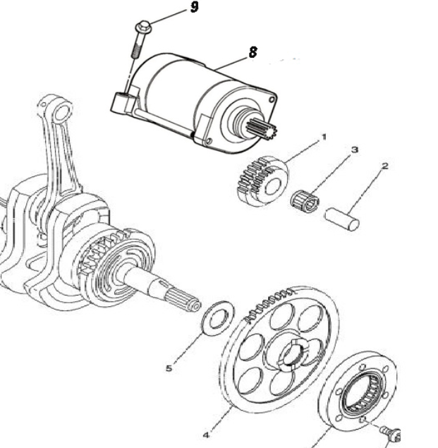 Электростартер ATV /Stels 500/700/HiSun