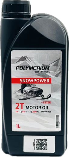 Масло POLYMERIUM SNOWPOWER 2T (синтетика) 1л.