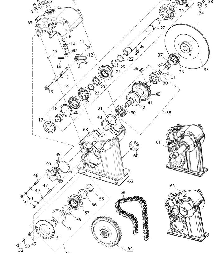 Вилка переключения КП /Буран