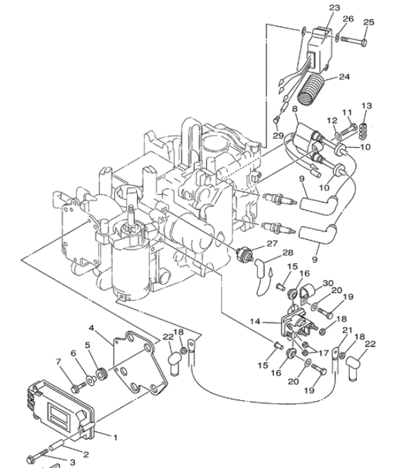 Выпрямитель-регулятор ПЛМ /Yamaha F20-F45