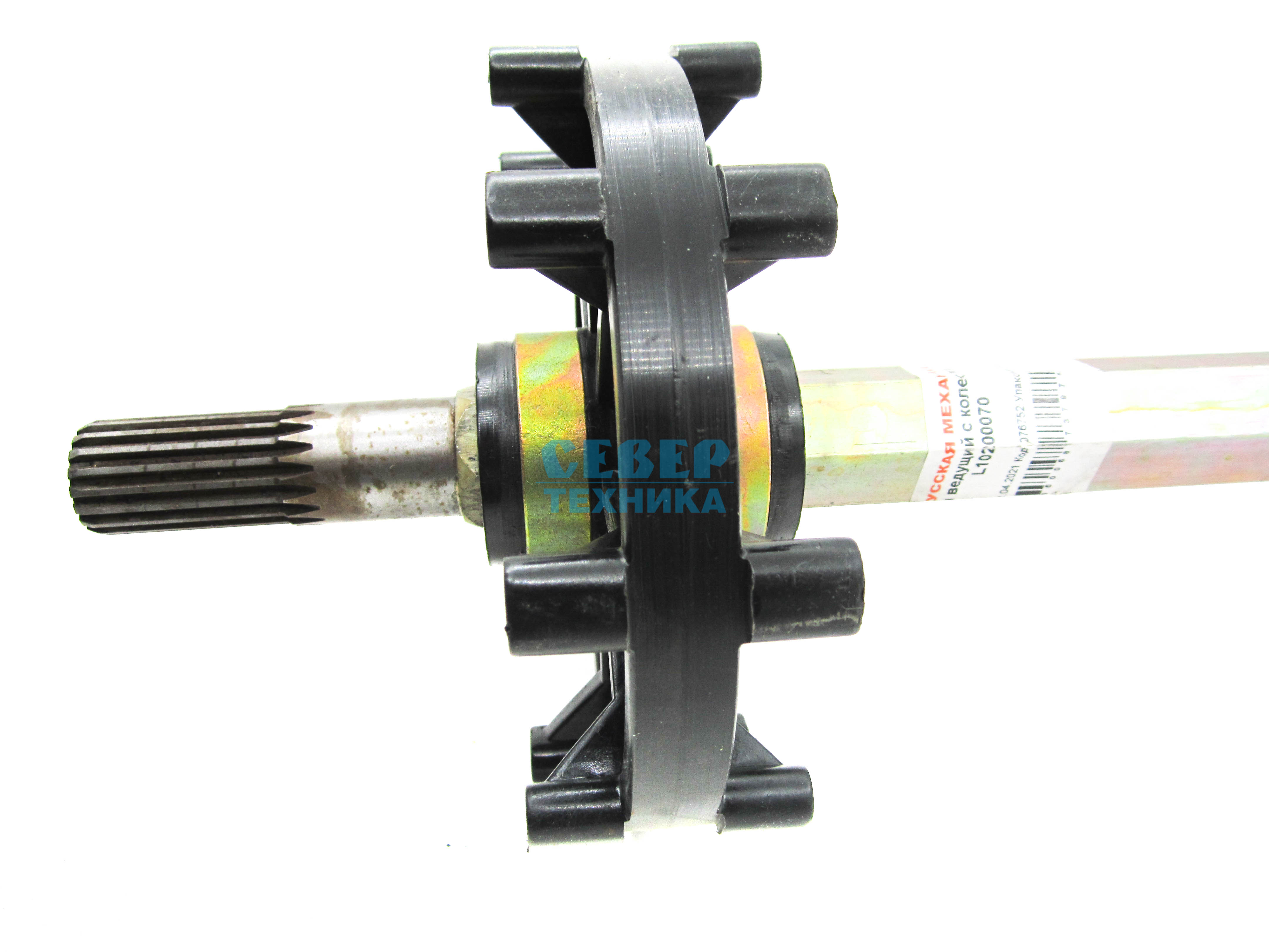 Вал ведущий с колесами в сборе /Тикси RM