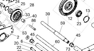 Ось движителя /Тайга Атака RM