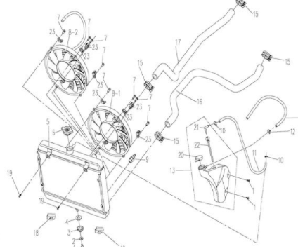 Датчик включения вентилятора ATV /СМК 500/X6/Z6