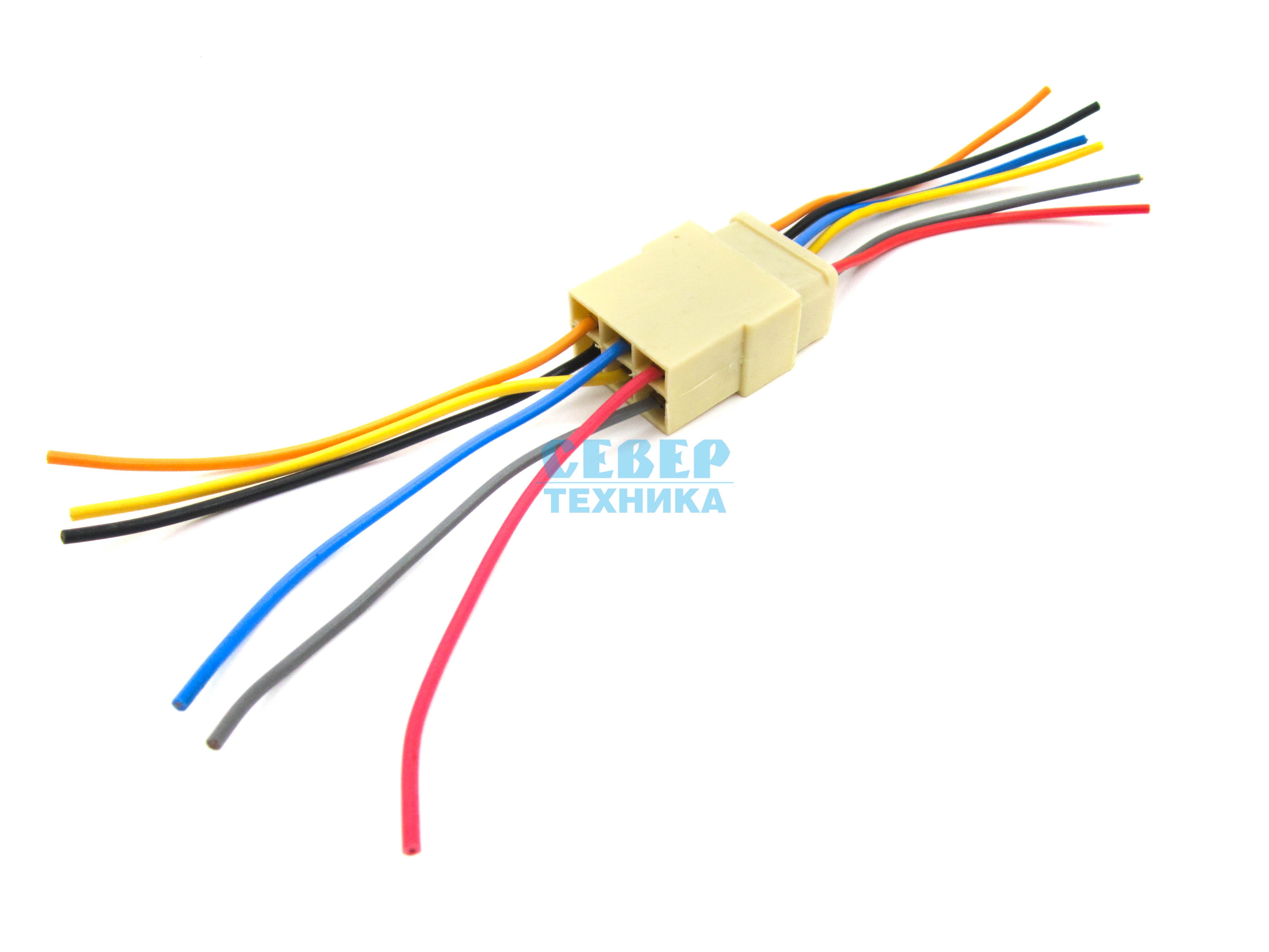 Разъём электр. 6-пр. (влаго/защ.) /CARGEN