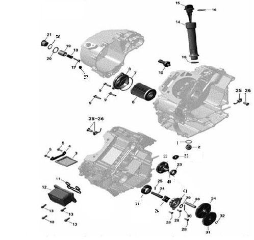 Фильтр масляный /Тайга FRONTIER 1000 RM