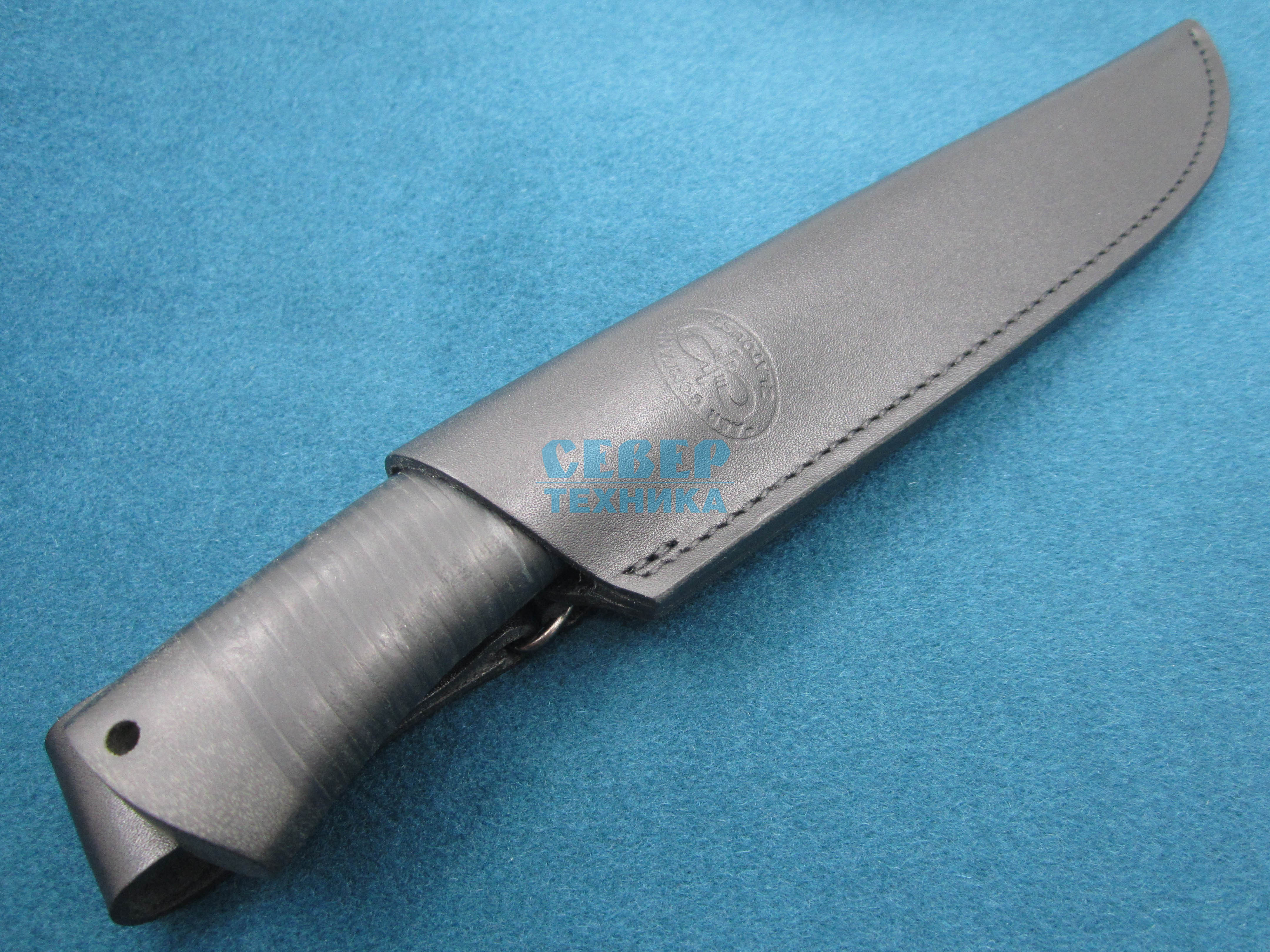 Нож "Шашлычный" средний кожа, 95х18 /Златоуст