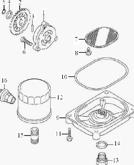 Фильтр масляный ATV /РМ 650-2/650/500-2 RM