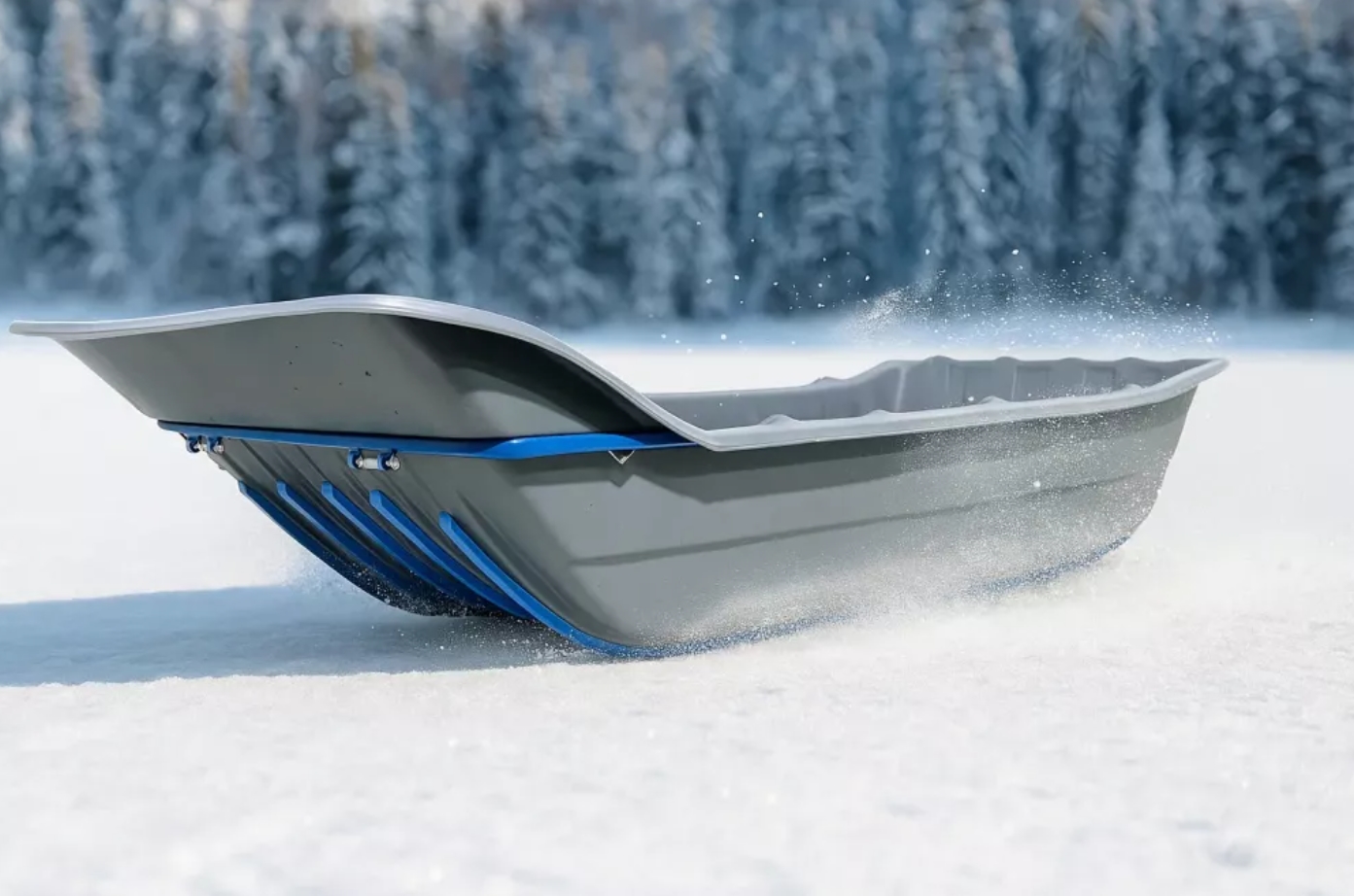 Сани-волокуши БУРАН Бьюско 2300 /отбойник, дышло, накладки (ЦентрПласт)