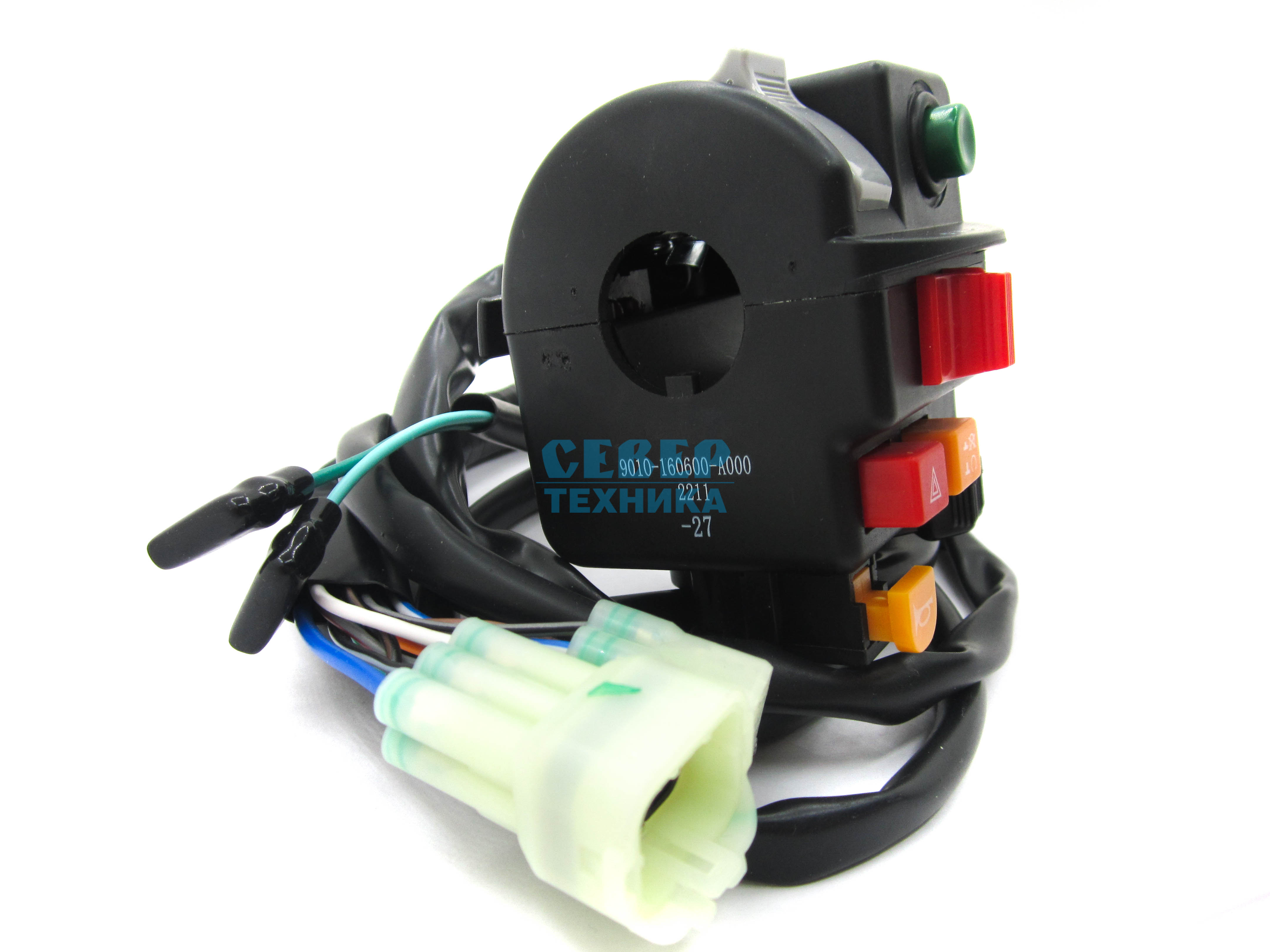 Блок управления с кнопкой глушения, левый ATV /СФ 500