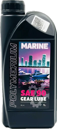 Масло POLYMERIUM трансмиссионное ПЛМ Marine Gear Lube SAE 90 (минерал) - 1л.