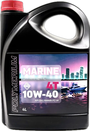 Масло POLYMERIUM OUTBOARD 4Т 10W-40 4 л.