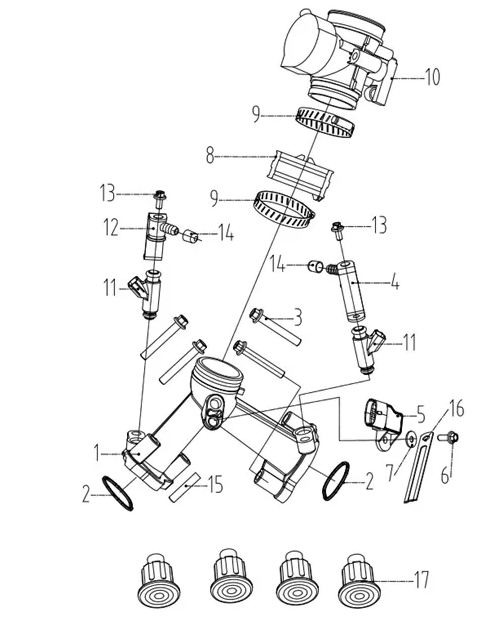 Форсунка ATV /ODES 650