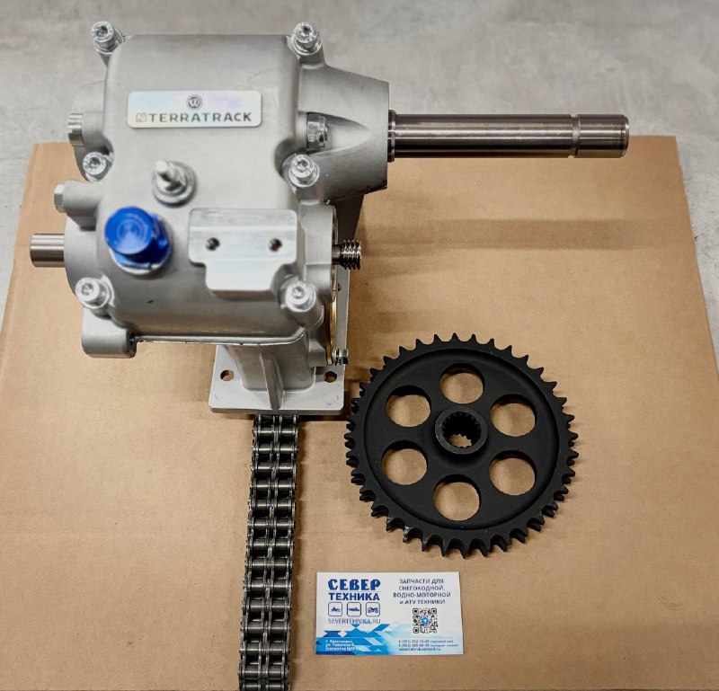Коробка передач в сб. /Буран (2-х ряд. цепь 30 зуб, 72 зв, 2.0, скоростная) ТЕРРАТРЕК