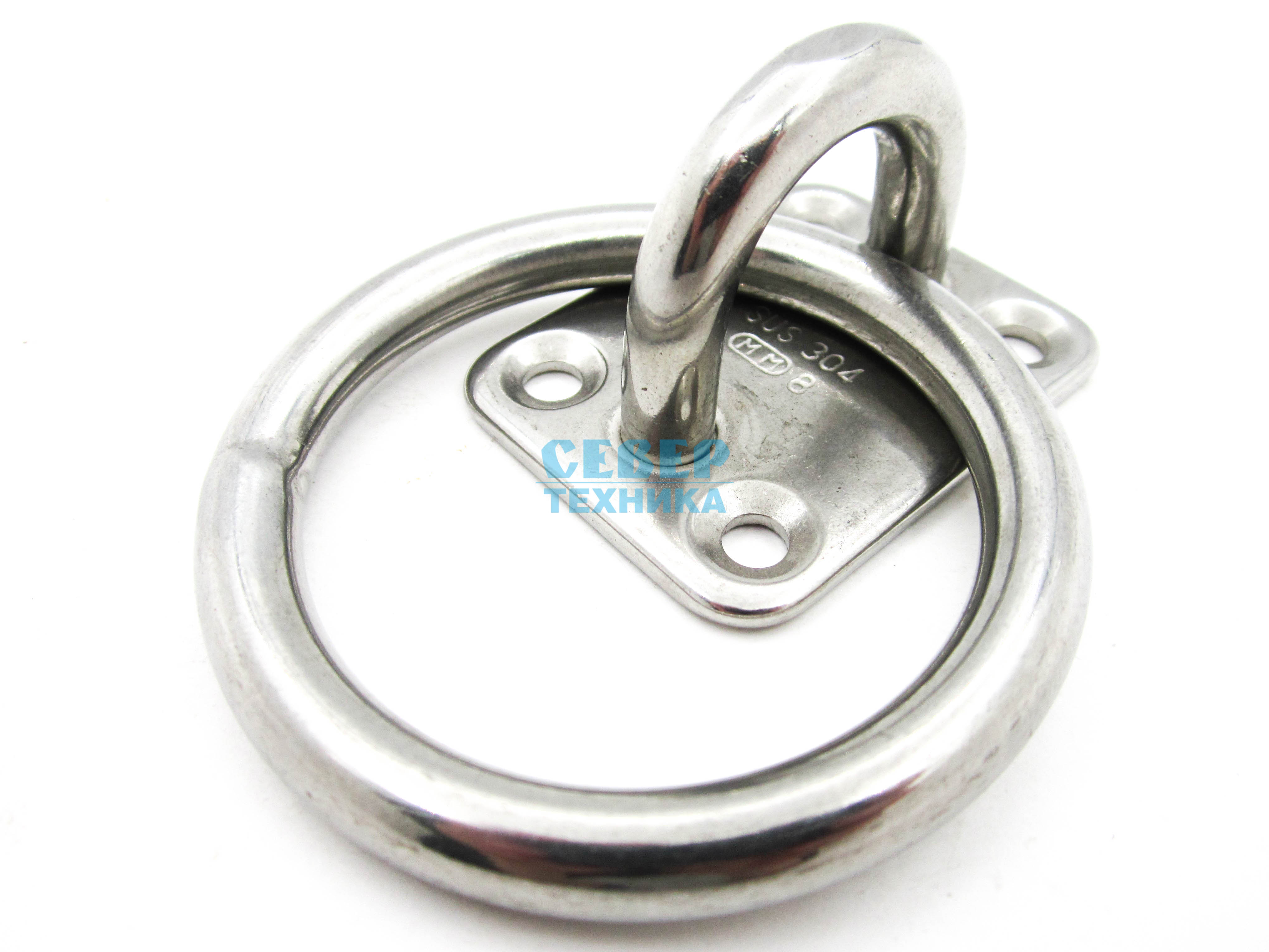 Планка квадратная с кольцом 8 мм