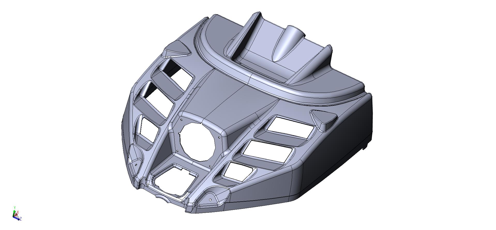 Капот /Буран Лидер (верх. часть) RM