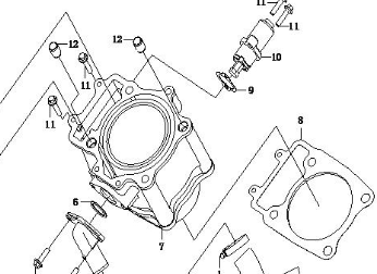 Цилиндр ATV /СФ 500/500-2A/500-3 UTV, X5